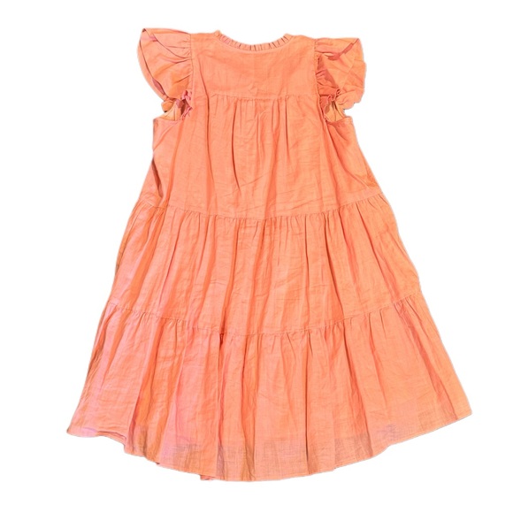 Sea New York Shannon Scallop Button Down Dress in Rose - Picture 6 of 7